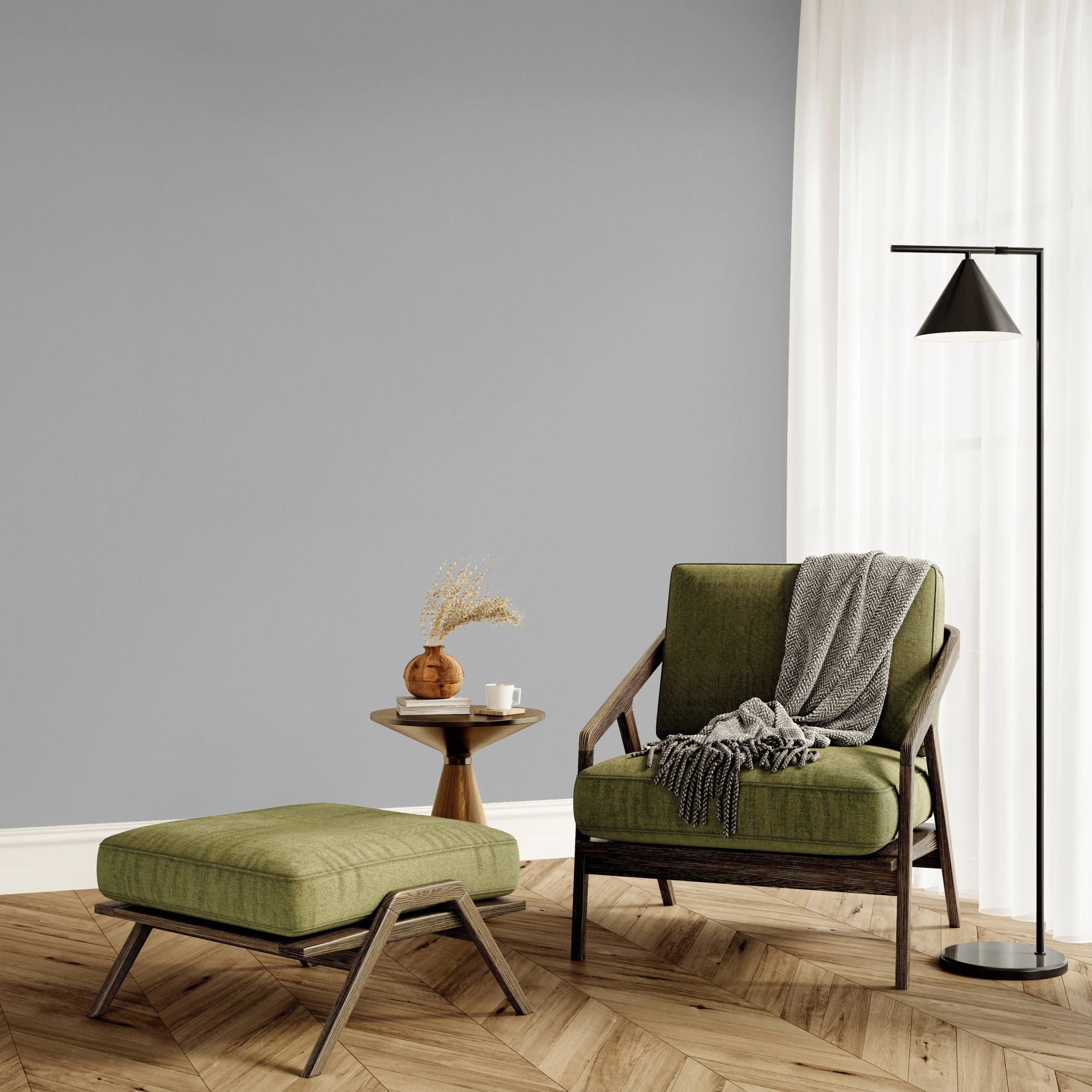 Gray Embossed Wallpaper – Understated Elegance (24201-4)